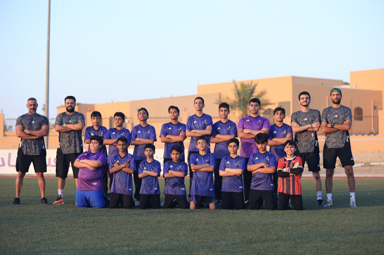 🟣 مقتطفات من تعاون الصقر مع أكاديمية الفهد ⚽️